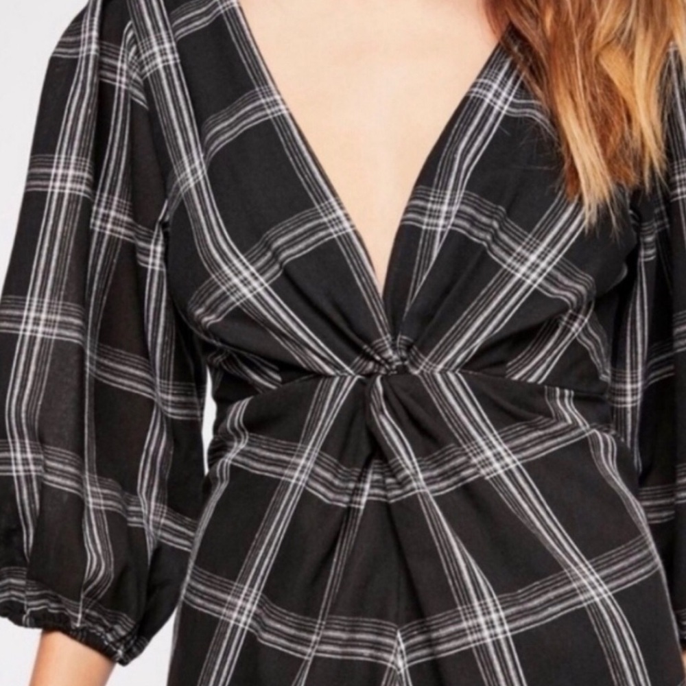 Free people plaid dress